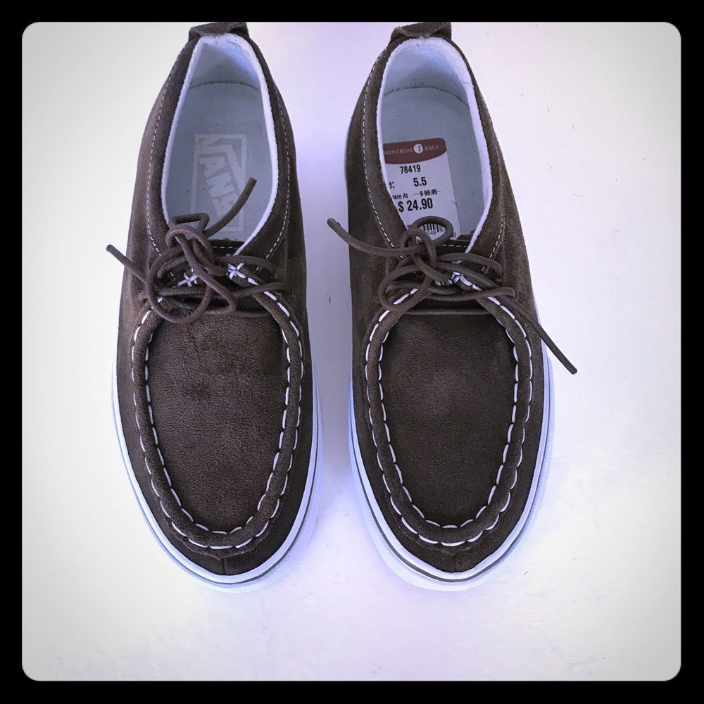 Vans Women's size 5.5 Suede Tennis Sneakers Shoes